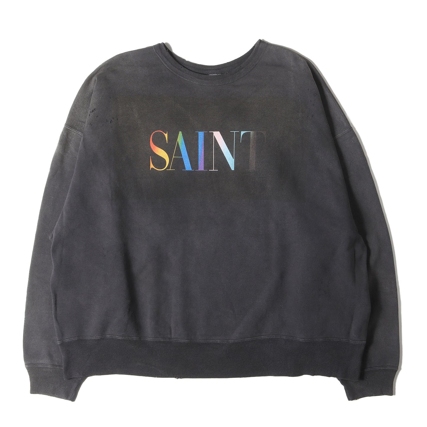 24AW ヴィンテージ加工 レインボーロゴ スウェット(RAINBOW SNT CREW SWT)