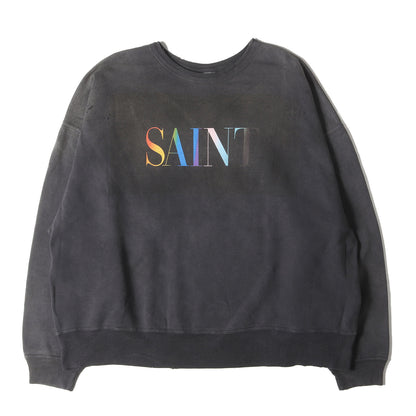 24AW ヴィンテージ加工 レインボーロゴ スウェット(RAINBOW SNT CREW SWT)