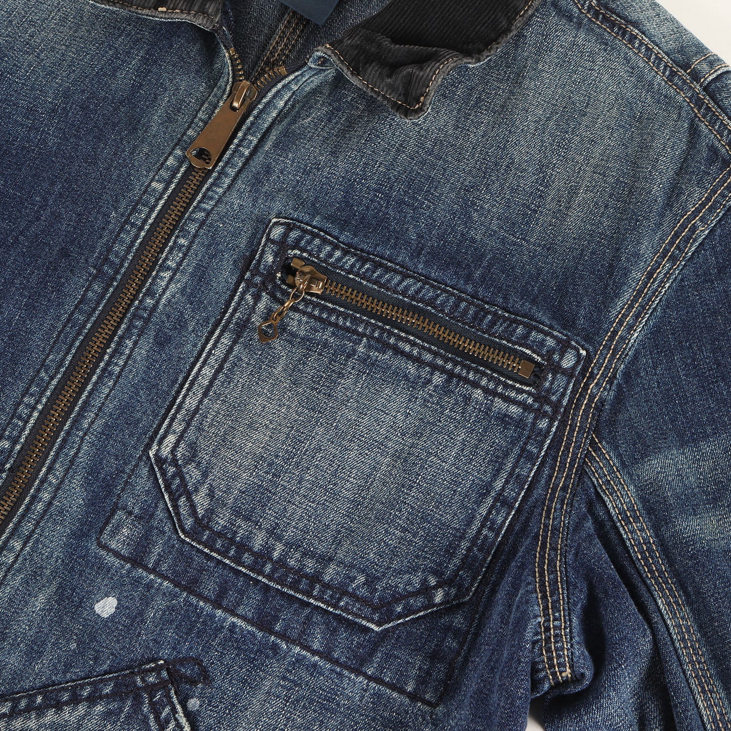 [希少モデル] 90s ヴィンテージ ペンキ加工 91-B デニム ワークジャケット