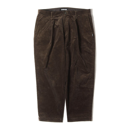21AW 1タック ワイド ストレッチ コーデュロイパンツ(CORD. TUCK / C-PT)