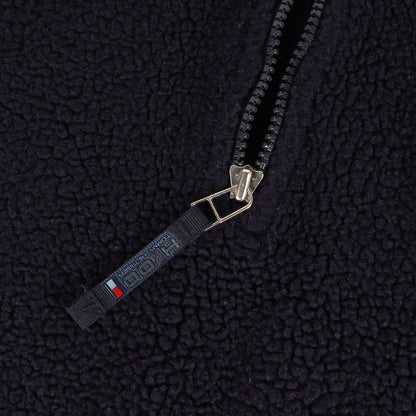 00s ハーフジップ フリースボア プルオーバー ジャケット