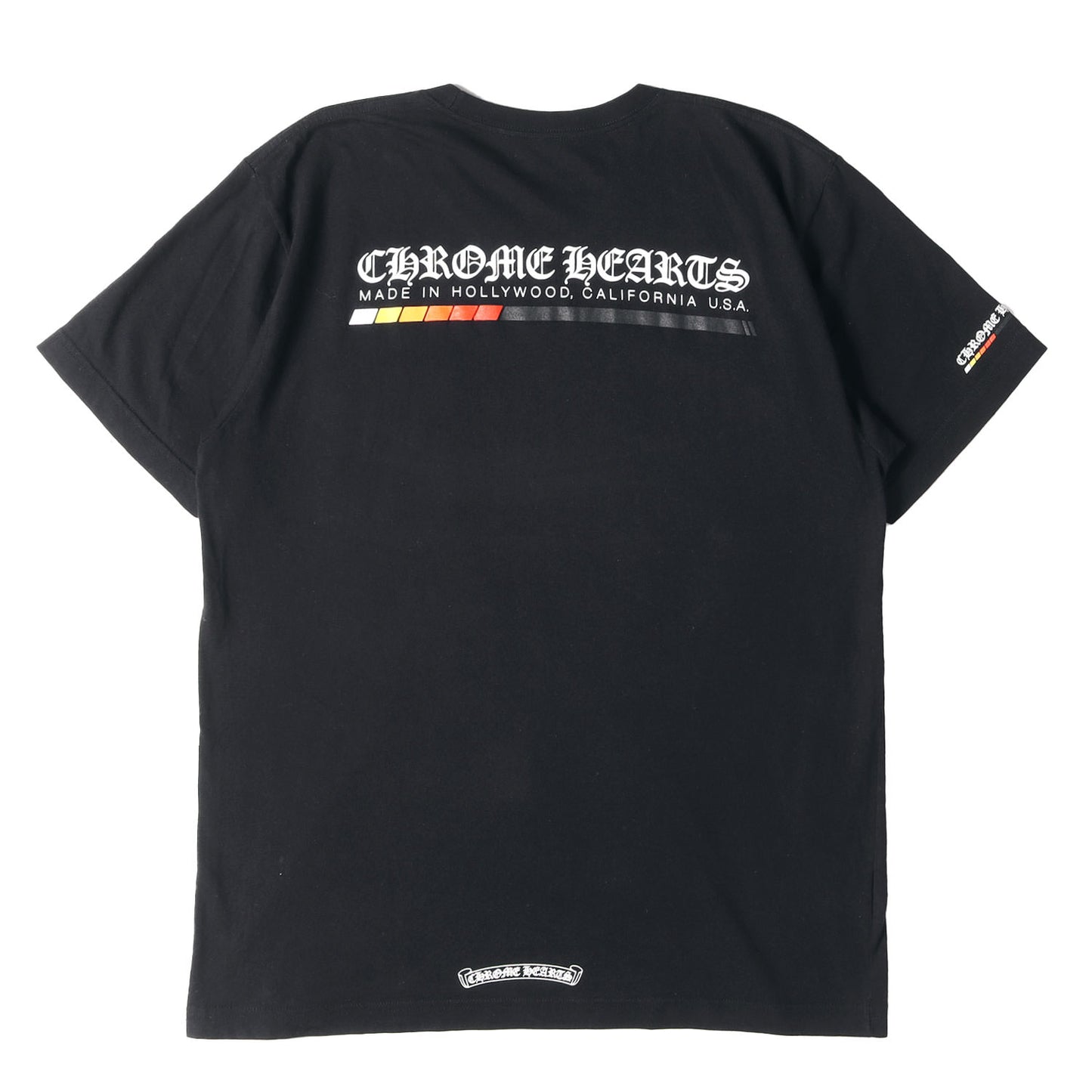 近年モデル ブランドロゴ ポケット Tシャツ(Neon Bar Logo Tee)