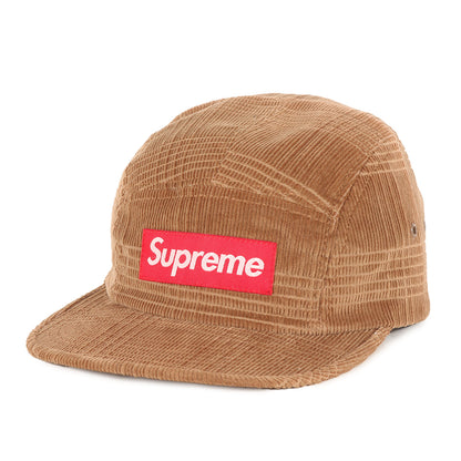 チェック コーデュロイ BOXロゴ キャンプキャップ(Corduroy Camp Cap)