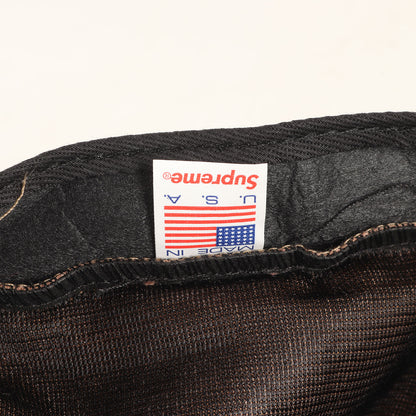 チェック コーデュロイ BOXロゴ キャンプキャップ(Corduroy Camp Cap)