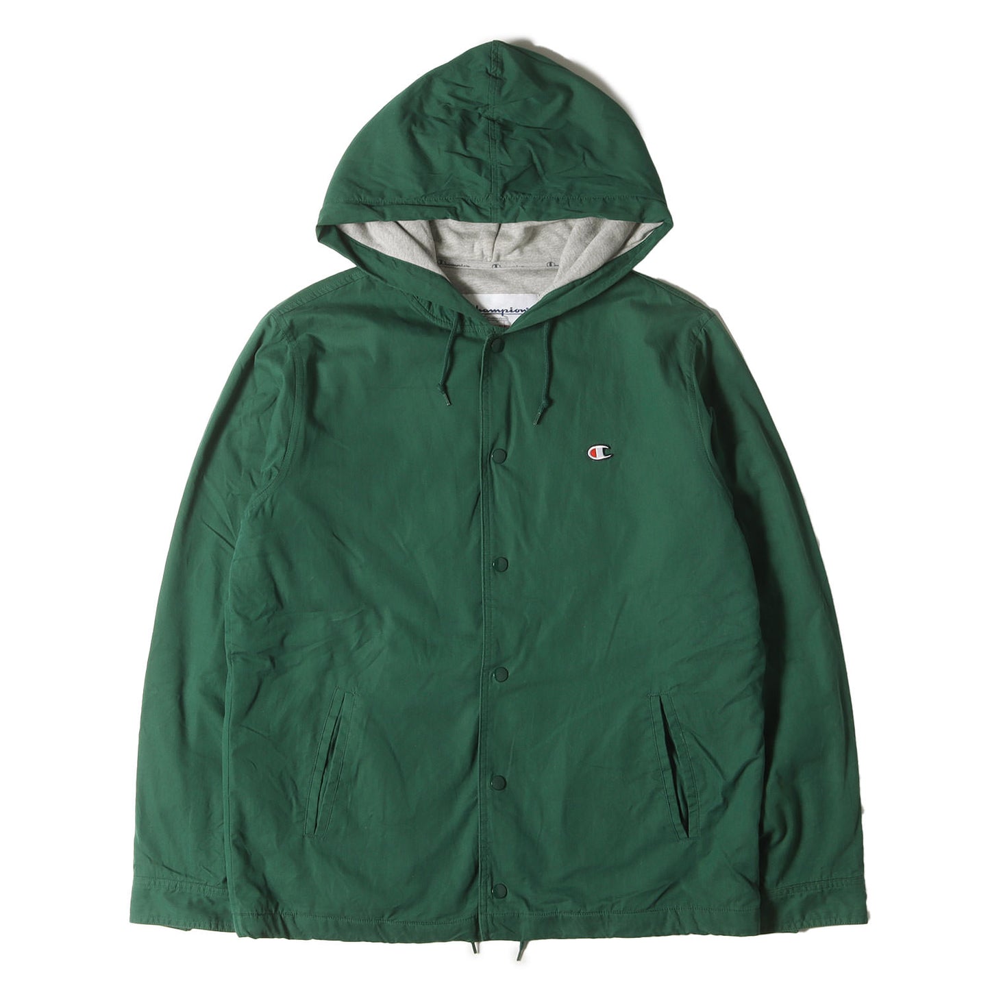 ×Champion アーチロゴ フード付き コーチジャケット(Custom Champion Jacket)