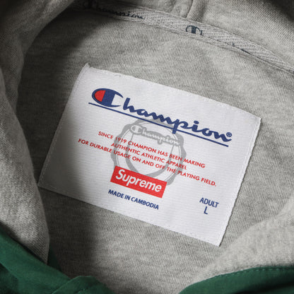 ×Champion アーチロゴ フード付き コーチジャケット(Custom Champion Jacket)