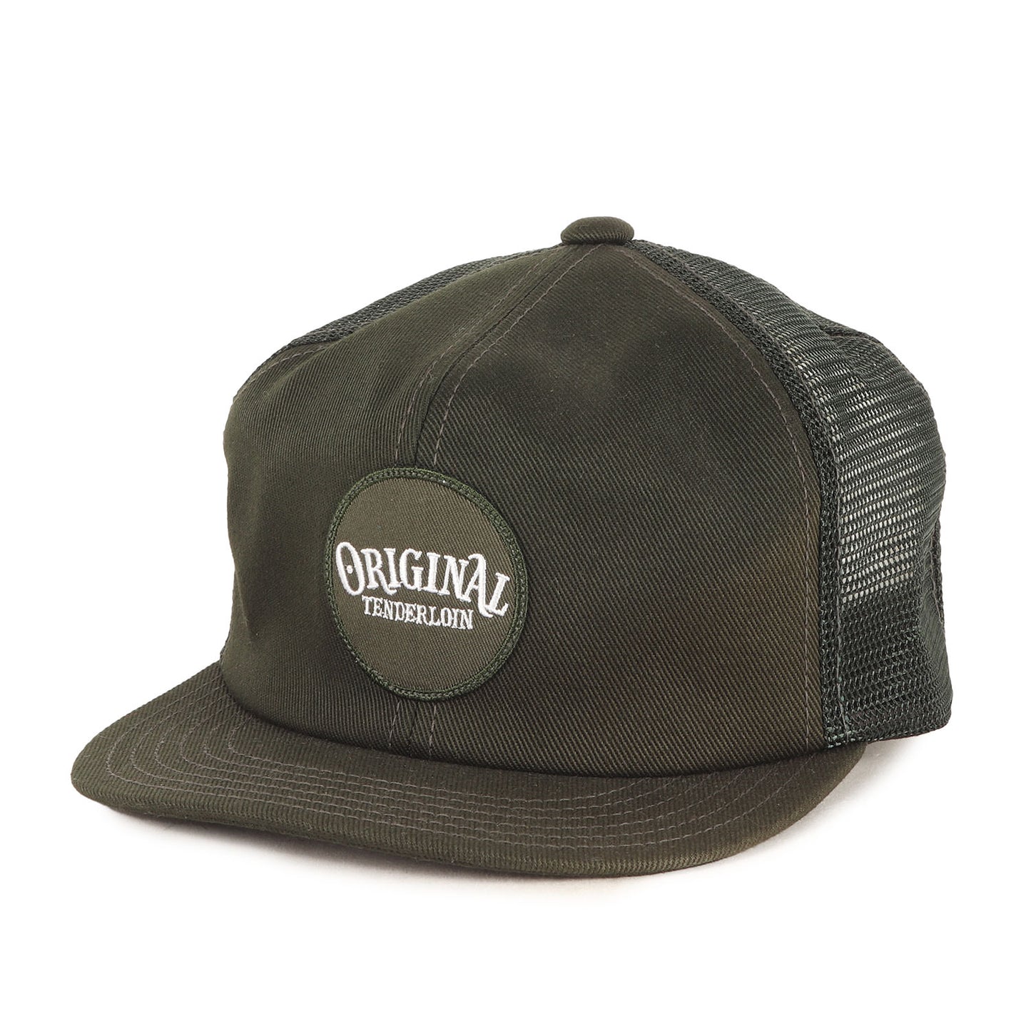 ワッペン付き トラッカー メッシュキャップ(T-TRUCKER CAP MESH T/C)