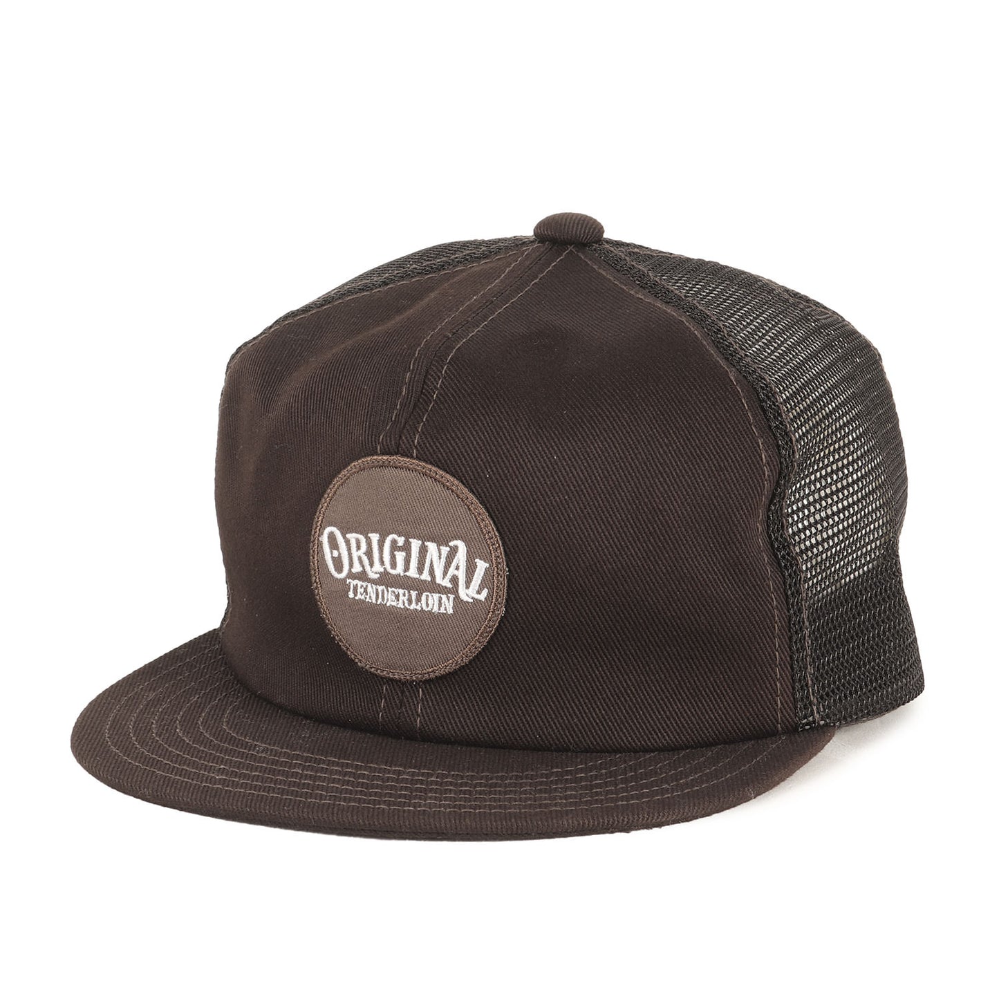 ワッペン付き トラッカー メッシュキャップ(T-TRUCKER CAP MESH T/C)