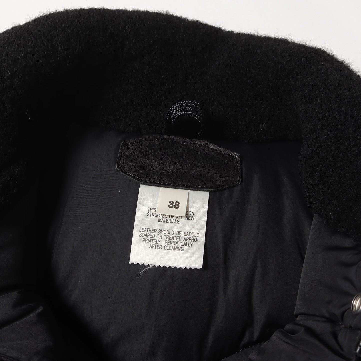 ×Rocky Mountain Featherbed 襟ボア レザーヨーク ダウンベスト