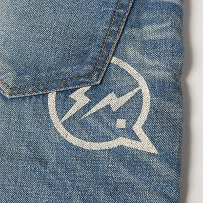 ×fragment design ダメージリペア加工 デニムパンツ