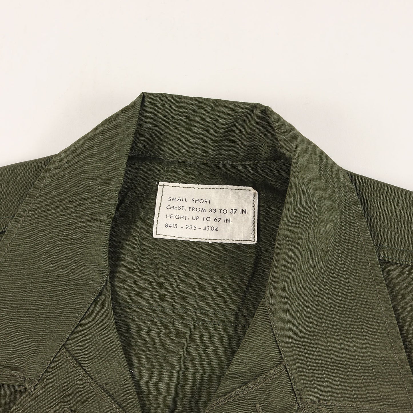 [ミントコンディション] 70s 米軍実物 5th リップストップ ジャングル ファティーグ ジャケット