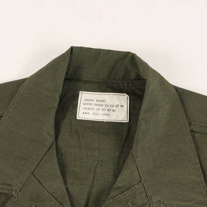 [ミントコンディション] 70s 米軍実物 5th リップストップ ジャングル ファティーグ ジャケット