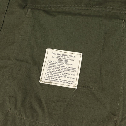 [ミントコンディション] 70s 米軍実物 5th リップストップ ジャングル ファティーグ ジャケット