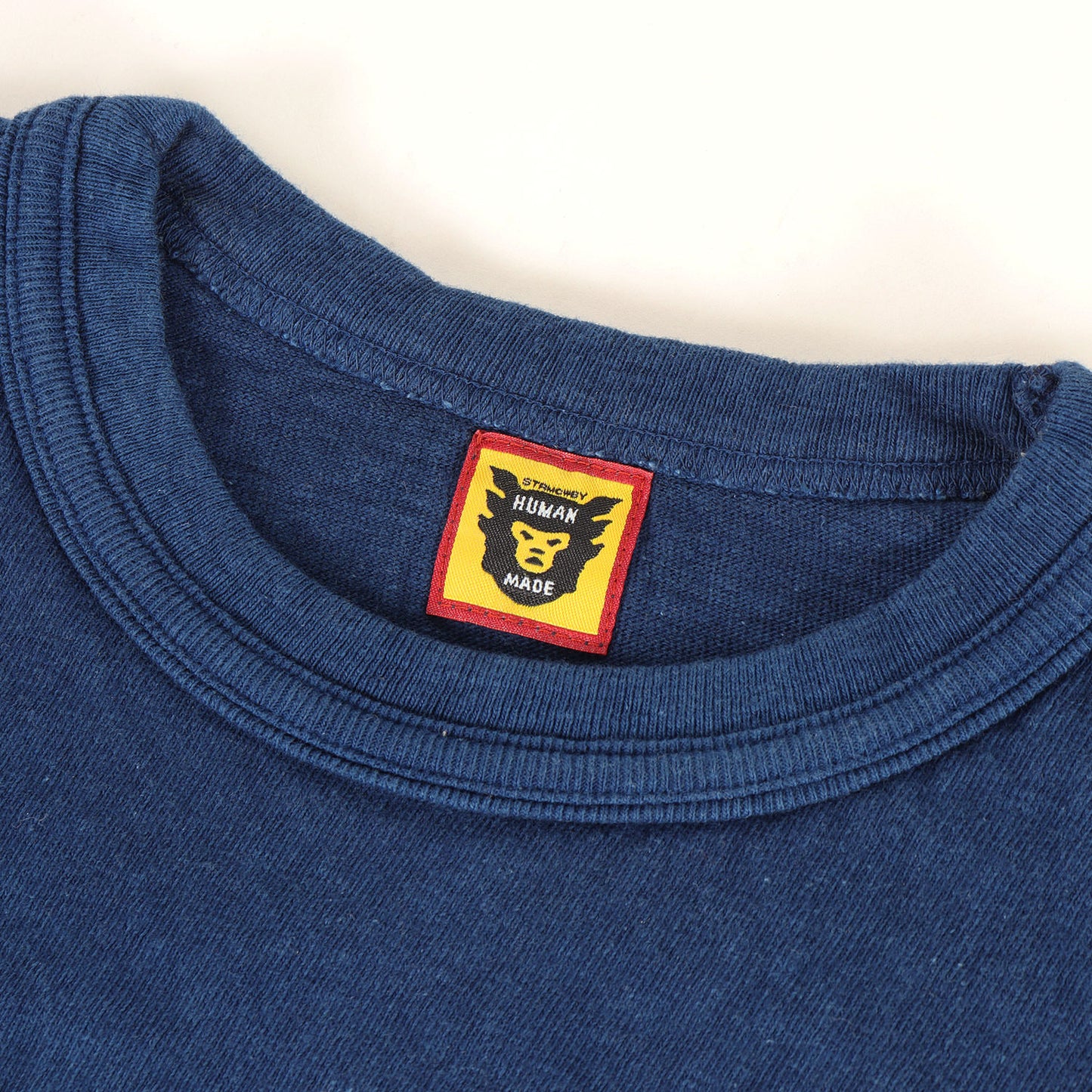 24SS ドラゴン 抜染プリント インディゴ Tシャツ(INDIGO DYED T-SHIRT #2)
