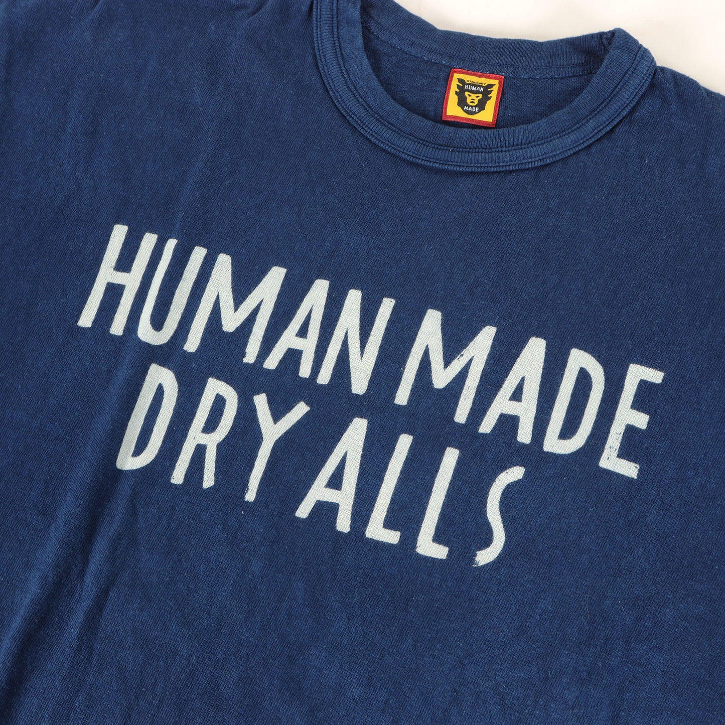 24SS ドラゴン 抜染プリント インディゴ Tシャツ(INDIGO DYED T-SHIRT #2)