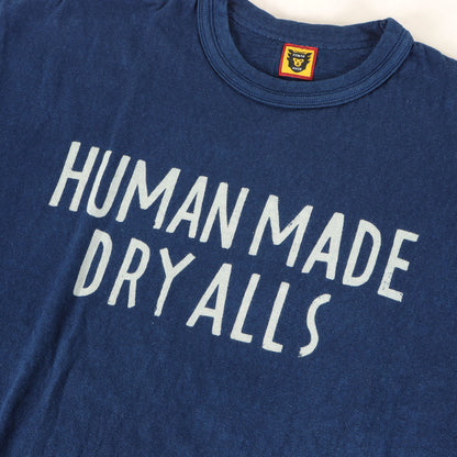 24SS ドラゴン 抜染プリント インディゴ Tシャツ(INDIGO DYED T-SHIRT #2)