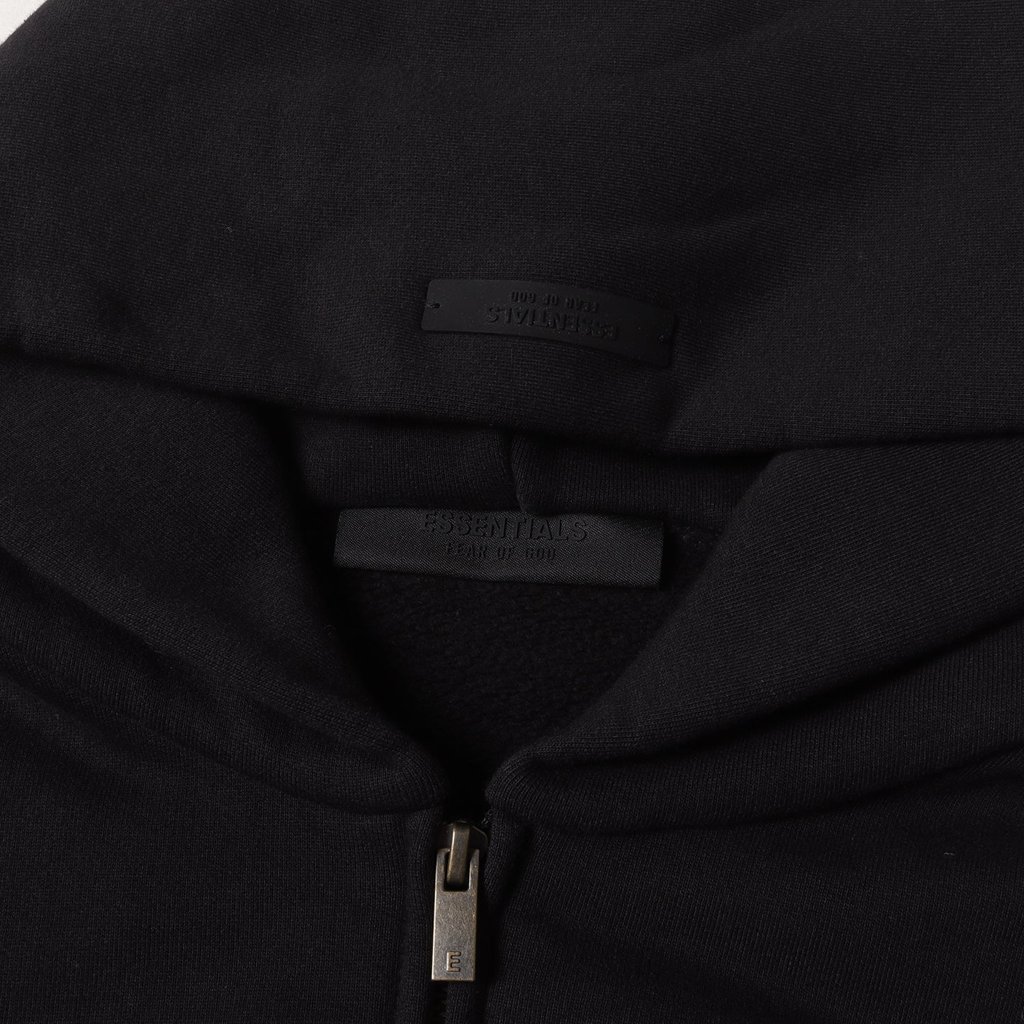 24AW FOG ESSENTIALS アップリケロゴ オーバーサイズ ジップ スウェットパーカー