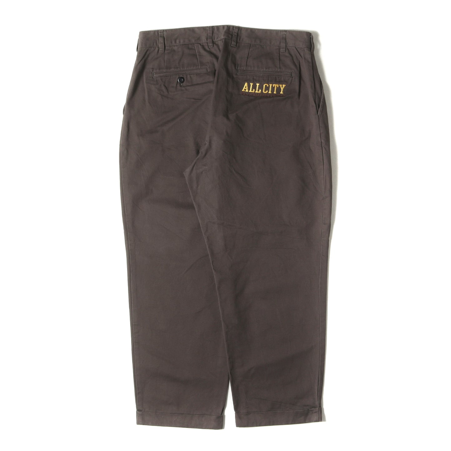 21AW 2タック テーパード ワーク チノパンツ(ALL CITY TWO TUCK CHINO PANT)