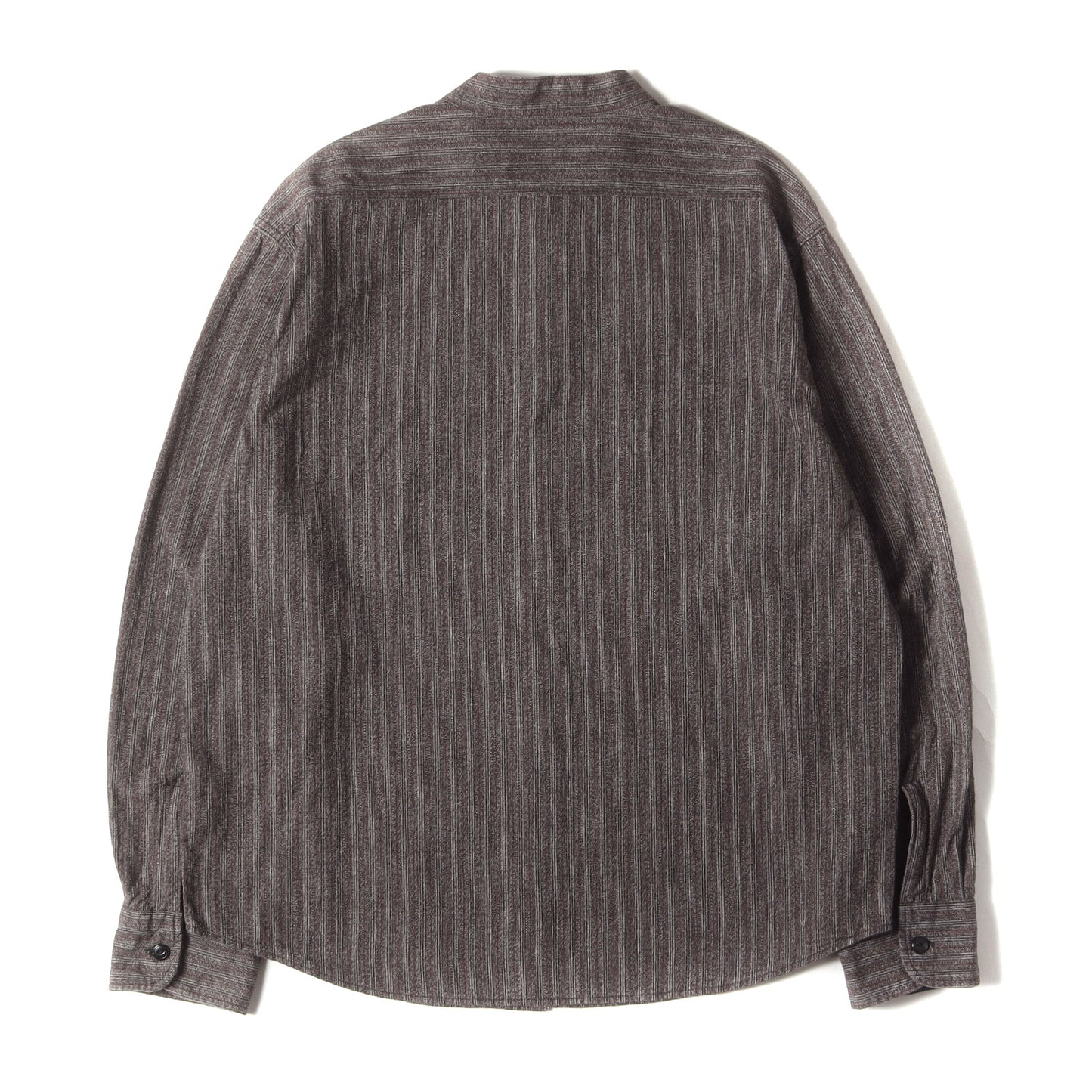 ストライプ スタンドカラー シャンブレーシャツ(T-STRIPE CHAMBRAY SHT STAND)