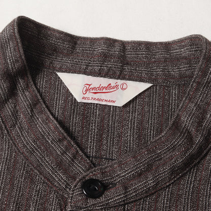 ストライプ スタンドカラー シャンブレーシャツ(T-STRIPE CHAMBRAY SHT STAND)
