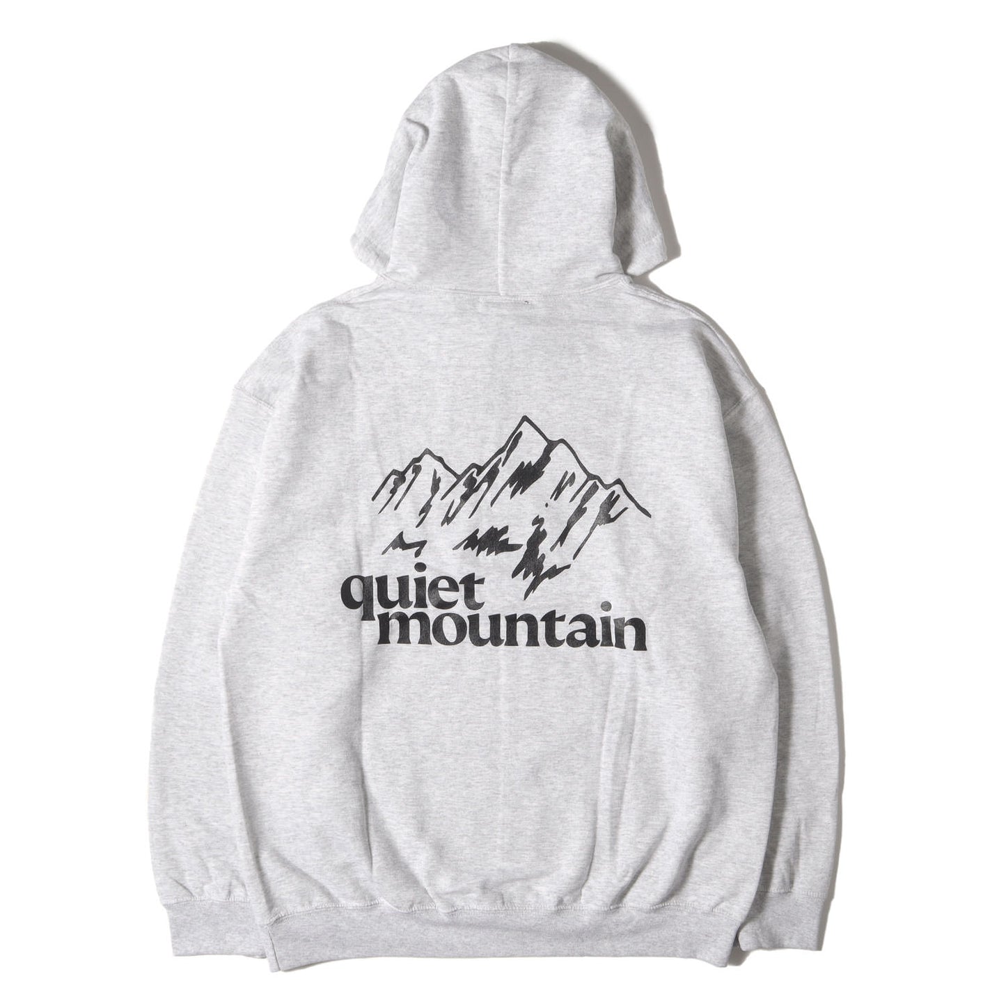 ×quiet mountain ブランドロゴ スウェットパーカー