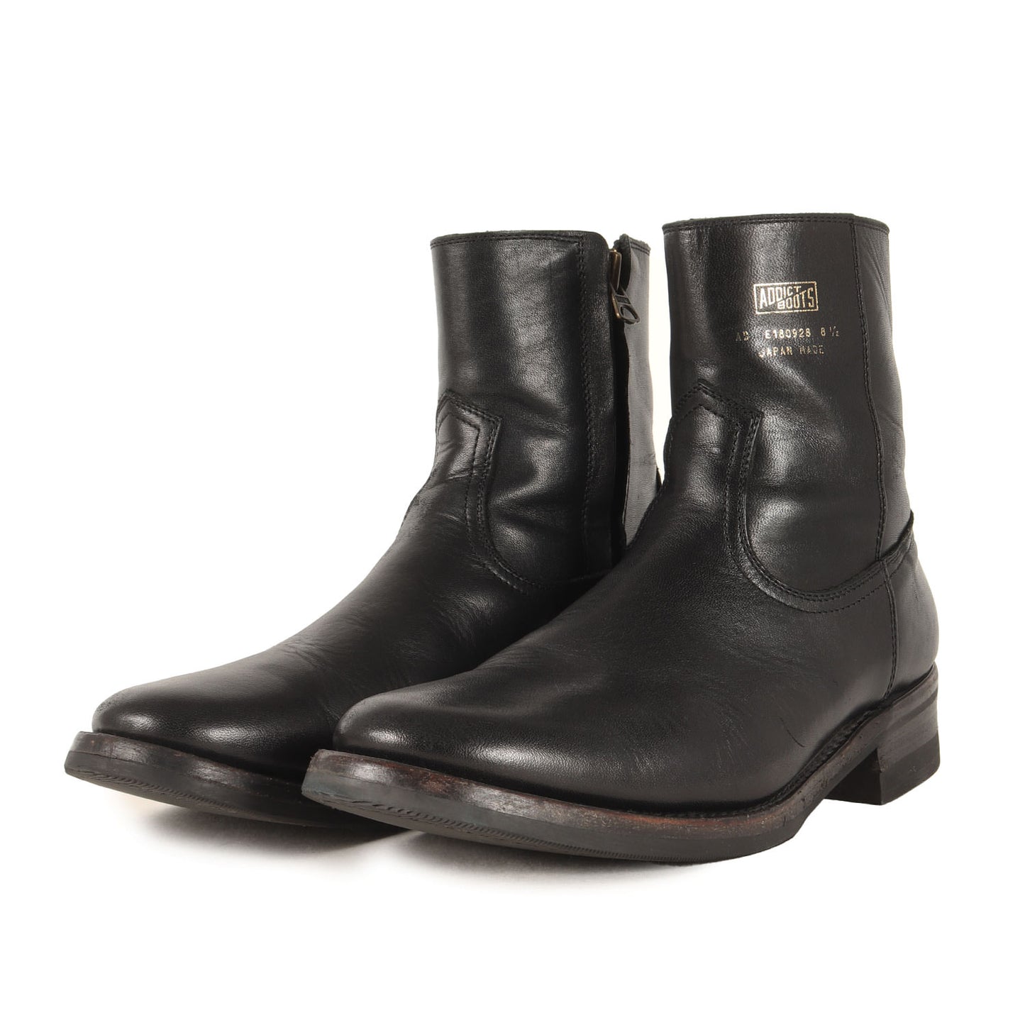 ホースハイドレザー ジップ ウエスタンブーツ(HORSEHIDE ZIP WESTERN BOOTS)