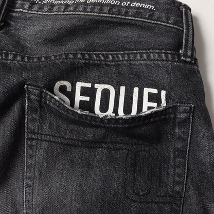 22SS ×fragment design ダメージリペア加工 デニムパンツ(DAMAGE DENIM PANTS BLACK)