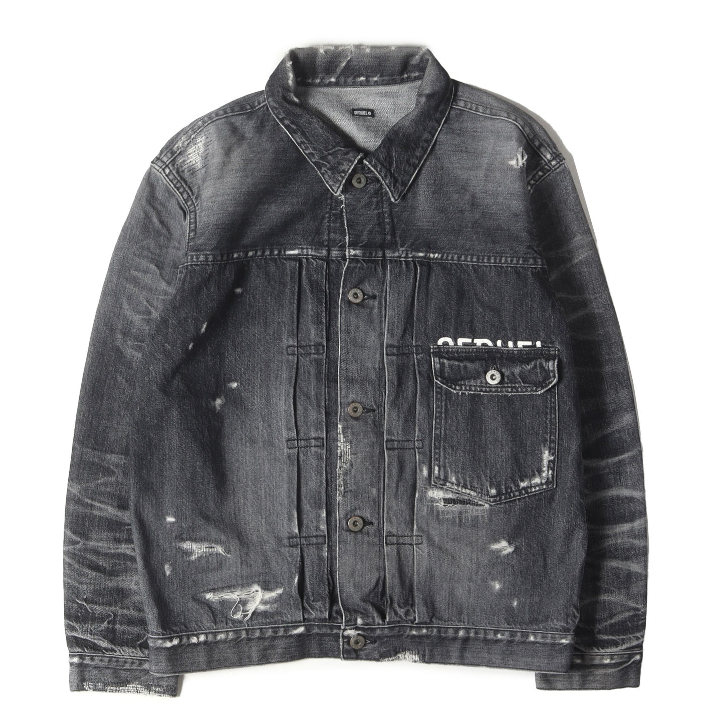22SS ×fragment design 1stタイプ ダメージリペア加工 デニムジャケット(DENIM JACKET)