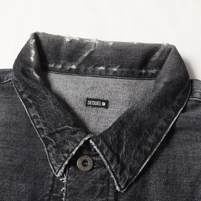 22SS ×fragment design 1stタイプ ダメージリペア加工 デニムジャケット(DENIM JACKET)