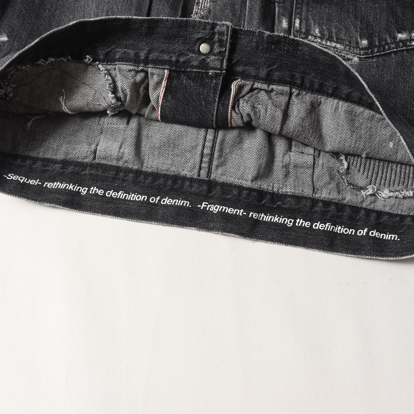 22SS ×fragment design 1stタイプ ダメージリペア加工 デニムジャケット(DENIM JACKET)
