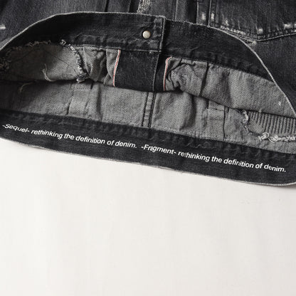 22SS ×fragment design 1stタイプ ダメージリペア加工 デニムジャケット(DENIM JACKET)