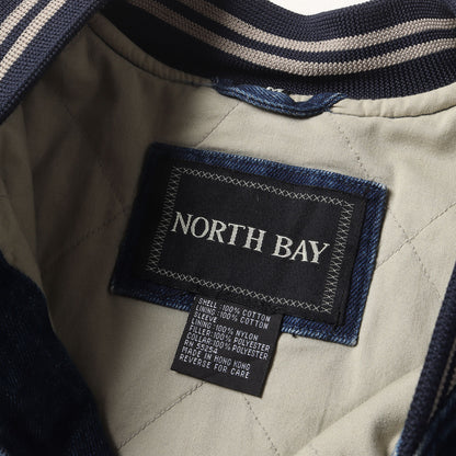 90s コットンツイルスリーブ デニム スタジャン / NORTH BAY ノースベイ