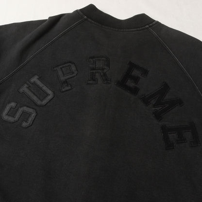 アーチロゴ スナップボタン スウェットスタジャン(Snap Front Arc Logo)
