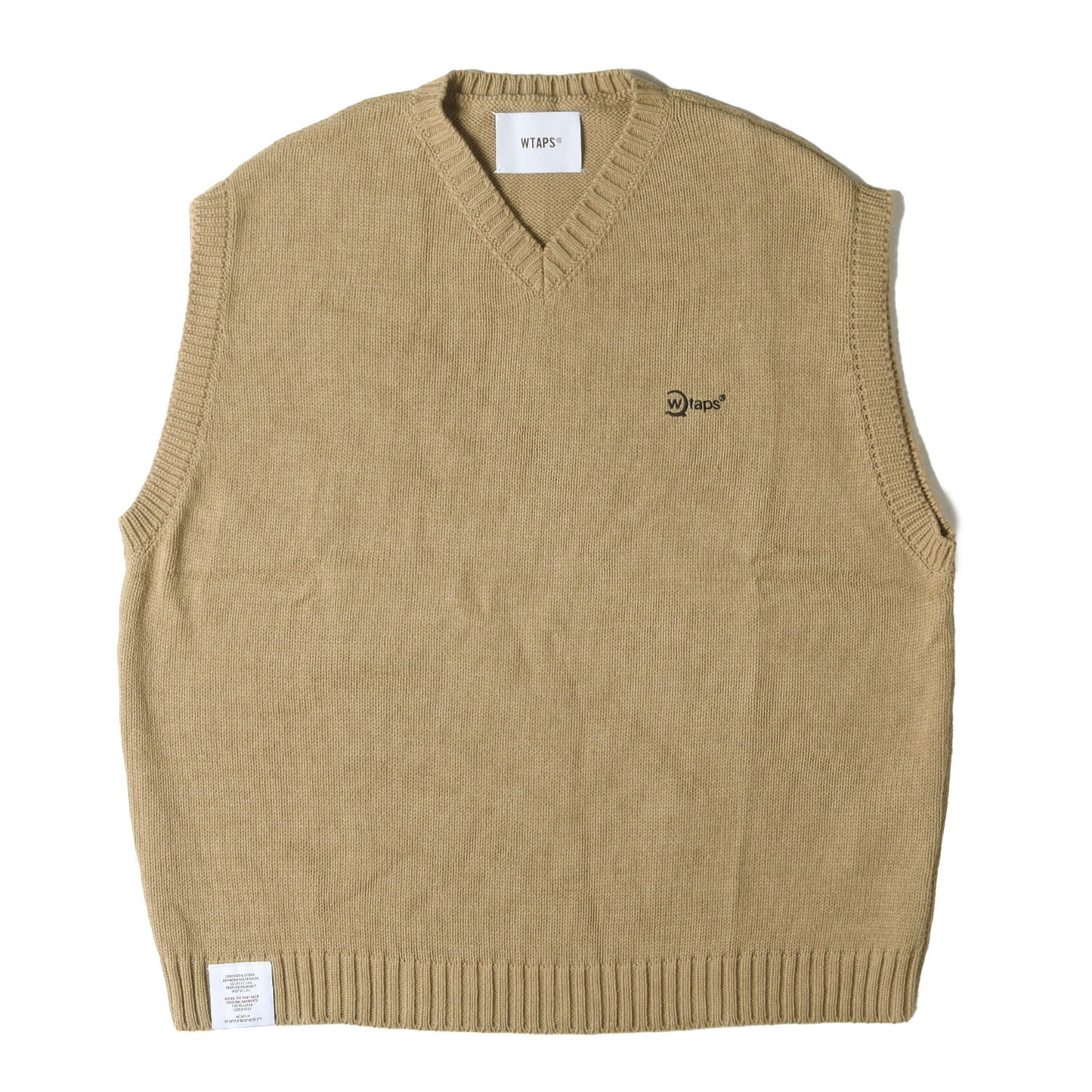 21AW ブランドロゴ Vネック ニットベスト(DITCH / VEST)