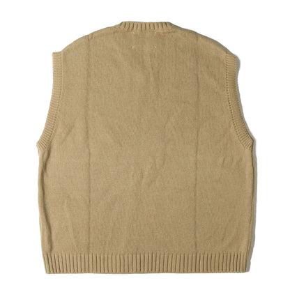 21AW ブランドロゴ Vネック ニットベスト(DITCH / VEST)