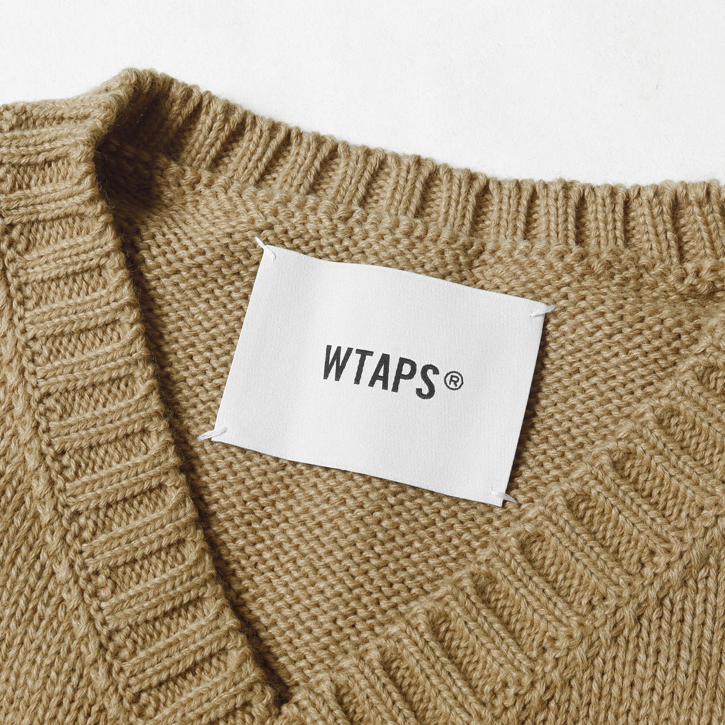 21AW ブランドロゴ Vネック ニットベスト(DITCH / VEST)