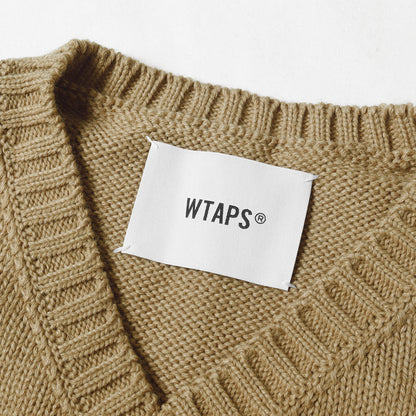 21AW ブランドロゴ Vネック ニットベスト(DITCH / VEST)
