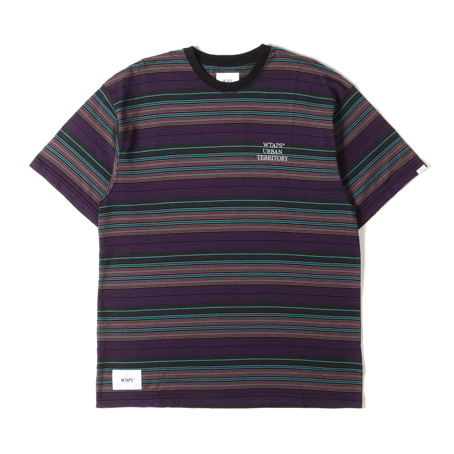 22SS ロゴ刺繍 ボーダー クルーネック Tシャツ(JAM 02 / SS / COTTON)