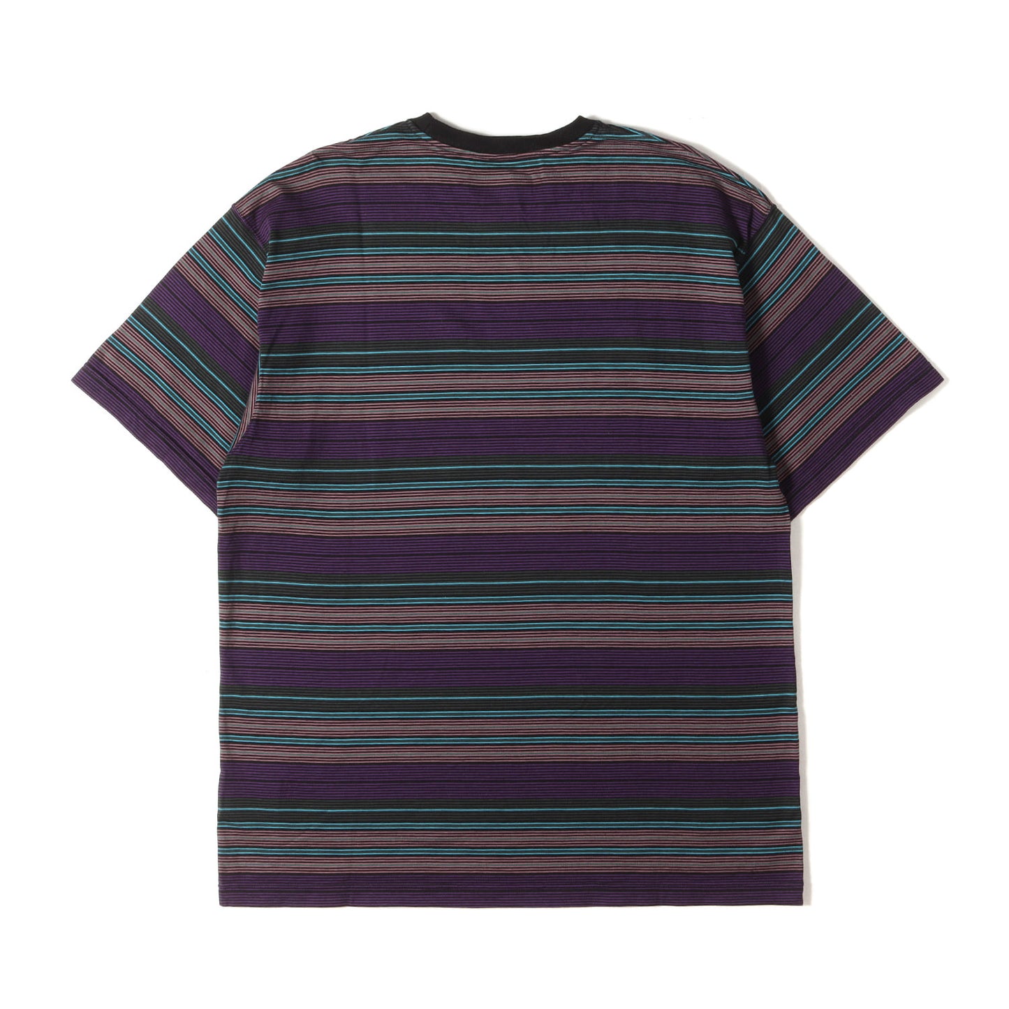 22SS ロゴ刺繍 ボーダー クルーネック Tシャツ(JAM 02 / SS / COTTON)