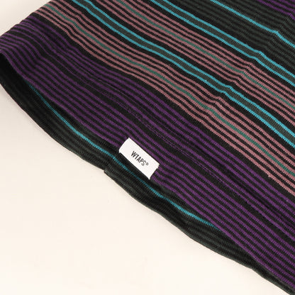22SS ロゴ刺繍 ボーダー クルーネック Tシャツ(JAM 02 / SS / COTTON)