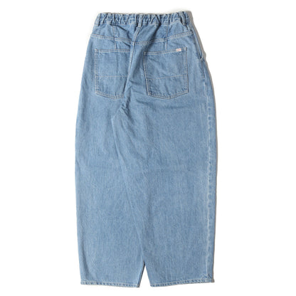 ユーズド加工 2タック ワイド イージーデニムパンツ