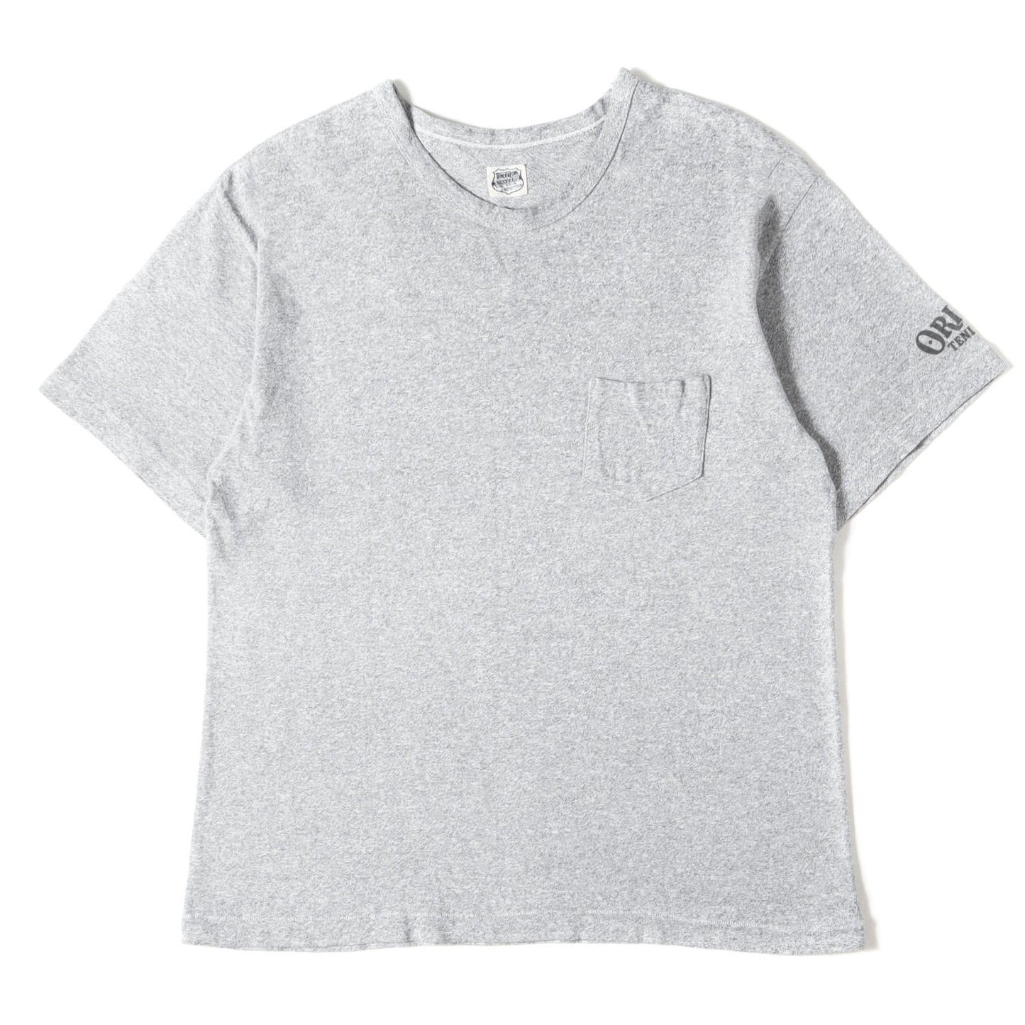 バックロゴ 霜降り ポケット Tシャツ(T-TEE POCKET)