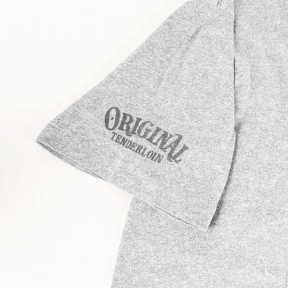 バックロゴ 霜降り ポケット Tシャツ(T-TEE POCKET)