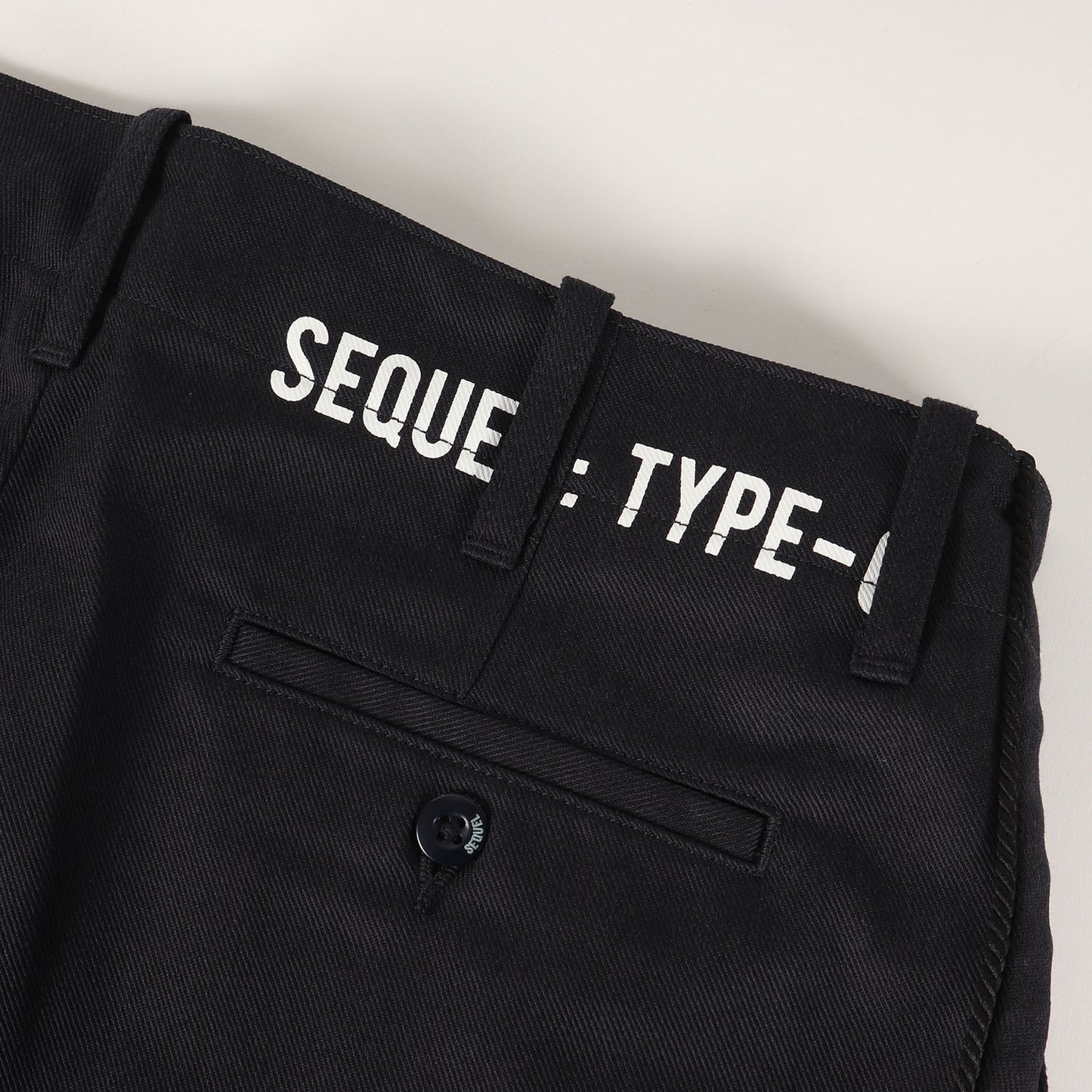 21SS サイド パイピング 2タック ワーク チノパンツ(CHINO PANTS TYPE-C)