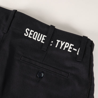21SS サイド パイピング 2タック ワーク チノパンツ(CHINO PANTS TYPE-C)