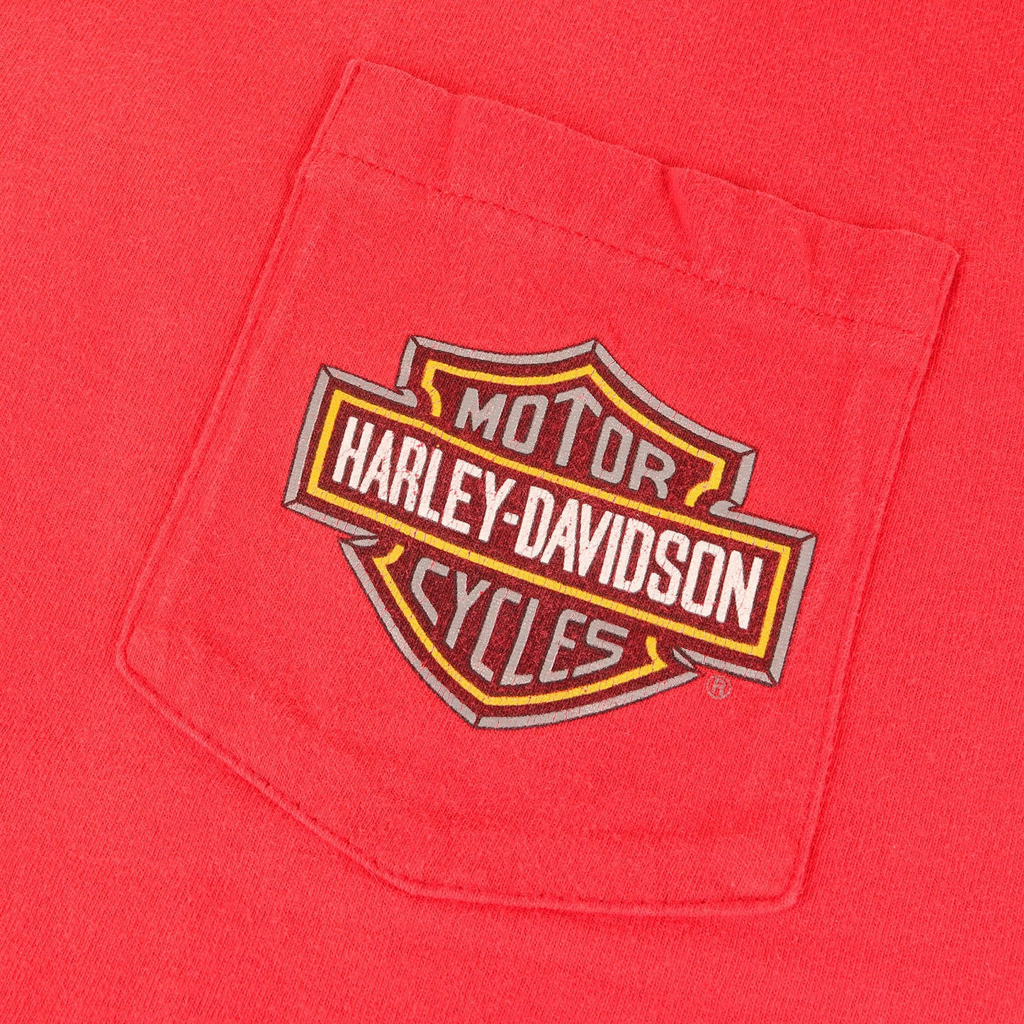 [GOODフェード] 90s イーグル エンブレム ポケット Tシャツ / USA製 Hanes