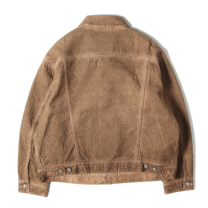 23AW ×Levi's ガーメントダイ加工 2nd ジャガード トラッカージャケット(Dyed Jacquard Trucker Jacket)