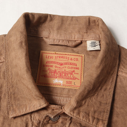 23AW ×Levi's ガーメントダイ加工 2nd ジャガード トラッカージャケット(Dyed Jacquard Trucker Jacket)