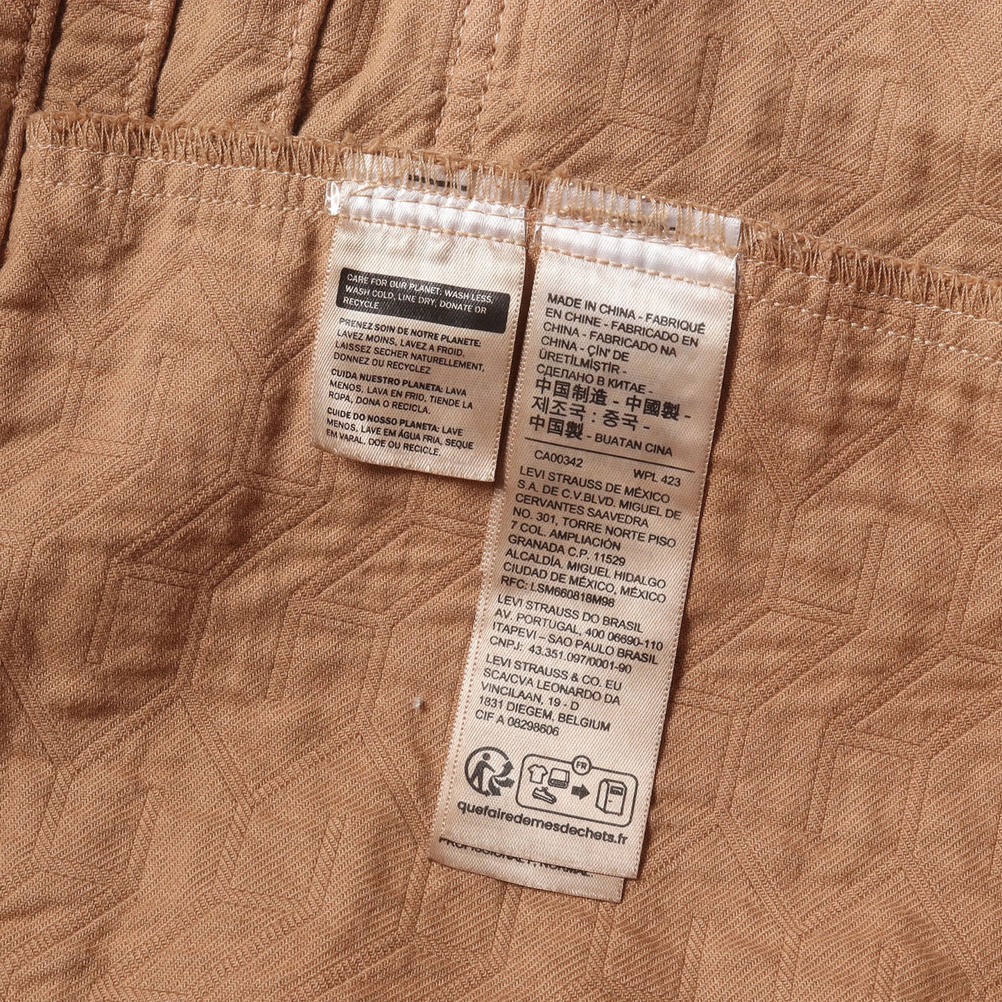 23AW ×Levi's ガーメントダイ加工 2nd ジャガード トラッカージャケット(Dyed Jacquard Trucker Jacket)