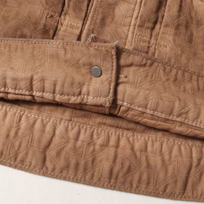 23AW ×Levi's ガーメントダイ加工 2nd ジャガード トラッカージャケット(Dyed Jacquard Trucker Jacket)